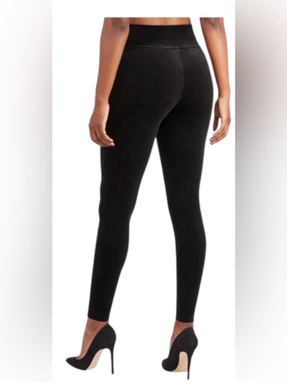Spanx High Waisted Velvet Leggings - Picture 2 of 6